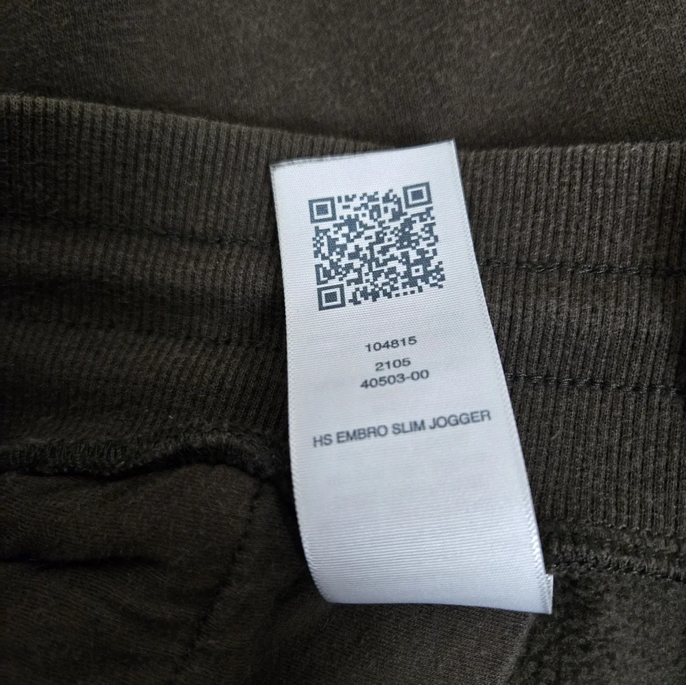 True Religion Men's Logo Horseshoe Jogger Sweatpants Large Brown Color‎ Pockets